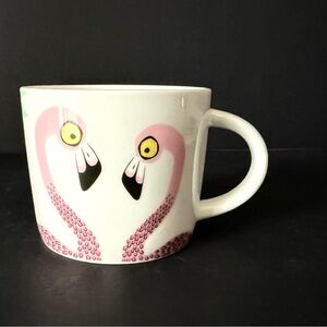 Hannah Turner FLAMINGO Mug Cup Handmade Ceramic NEW Designed In UK England GB